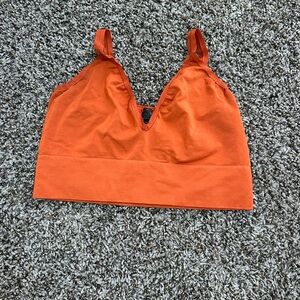 Urban Outfitters Orange Crop Top